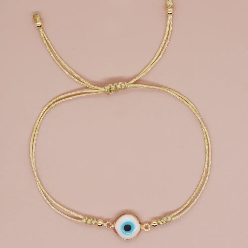 Go2Boho Eye Adjustable Bracelets Friendship Handmade Bracelet Summer Beach party Jewelry Gifts Girls Boho